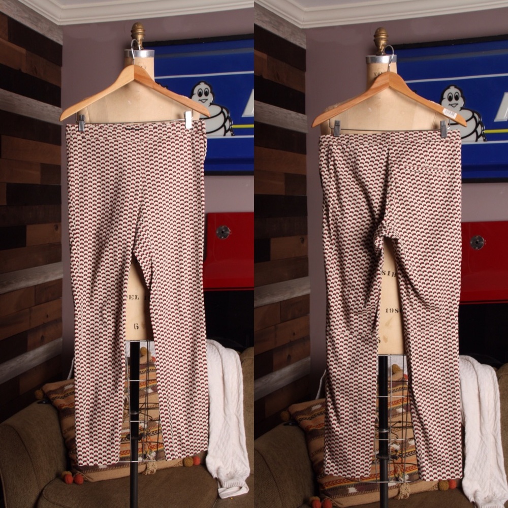 H&M - Geometric Cigarette Pant